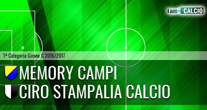 Memory Campi - Ciro Stampalia Calcio