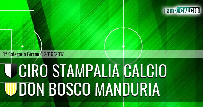 Ciro Stampalia Calcio - Don Bosco Manduria