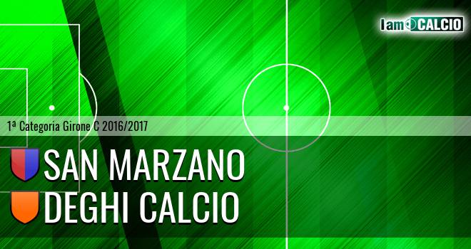 San Marzano - Deghi Calcio