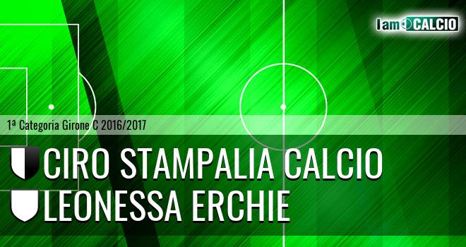 Ciro Stampalia Calcio - Leonessa Erchie