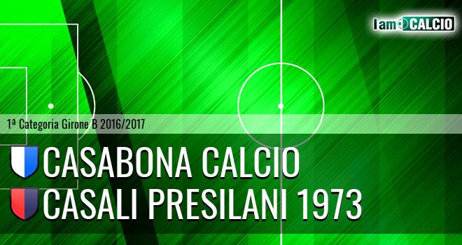 Casabona Calcio - Casali Presilani 1973