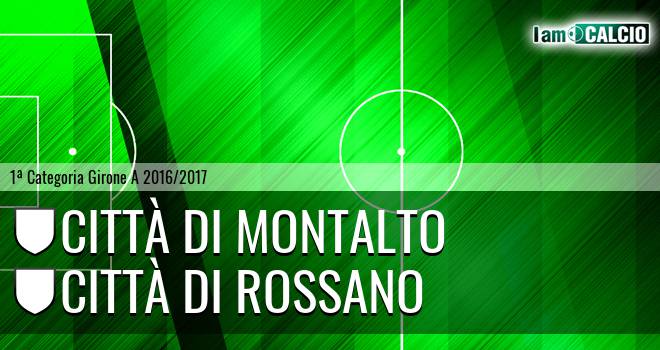 Real Montalto Calcio - Città di Rossano