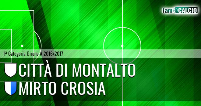 Real Montalto Calcio - Mirto Crosia