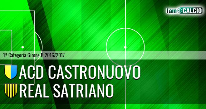 ACD Castronuovo - Real Satriano