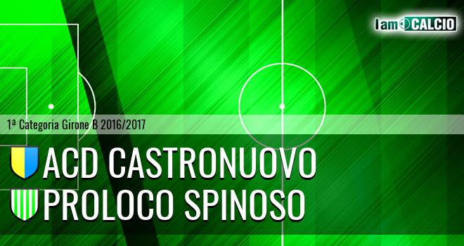 ACD Castronuovo - Proloco Spinoso