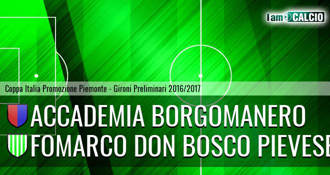 Accademia Borgomanero - Fomarco Don Bosco Pievese