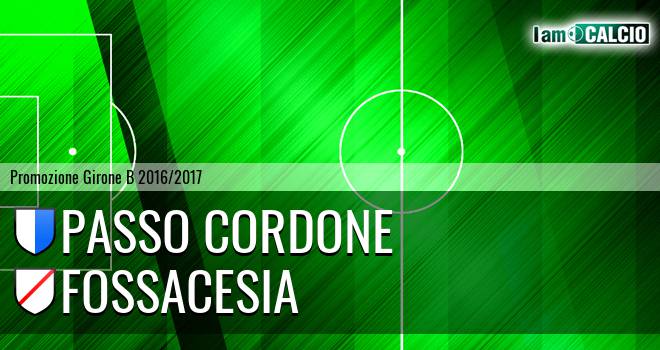 Passo Cordone - Union Fossacesia