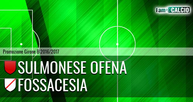 Sulmonese Ofena - Union Fossacesia