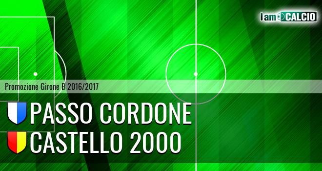 Passo Cordone - Castello 2000