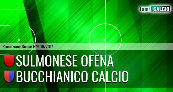 Sulmonese Ofena - Bucchianico Calcio
