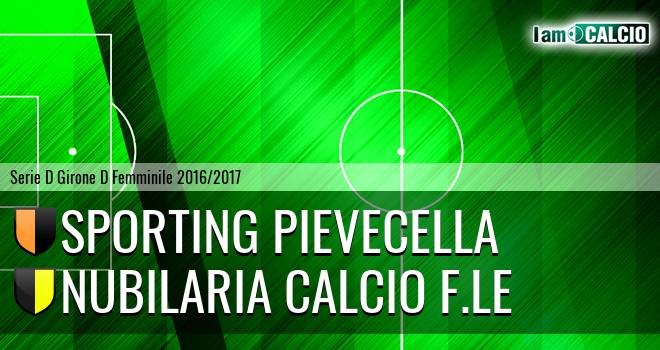 Sporting Pievecella - Nubilaria Calcio F.le