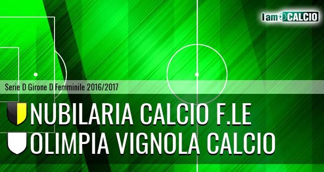 Nubilaria Calcio F.le - Olimpia Vignola Calcio