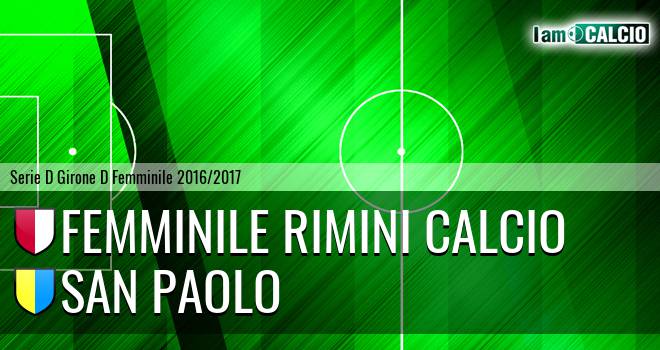 Femminile Rimini Calcio - San Paolo
