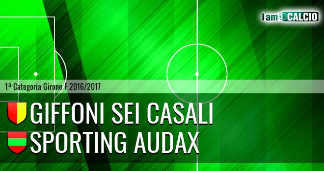 Giffoni Sei Casali - Sporting Audax