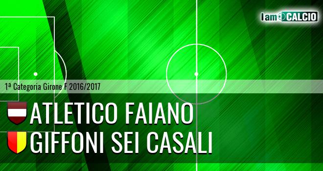 Atletico Faiano - Giffoni Sei Casali