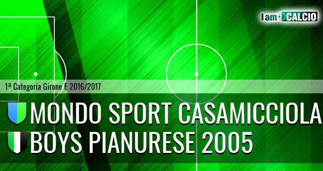 Mondo Sport Casamicciola Terme - Boys Pianurese 2005