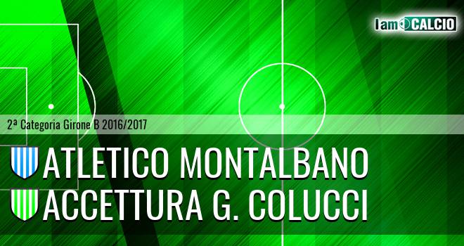 Atletico Montalbano - Accettura G. Colucci