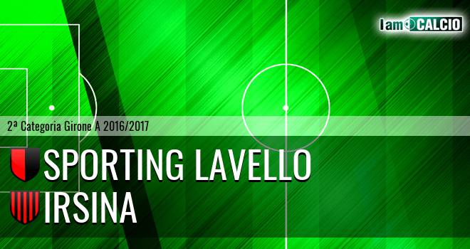 Sporting Lavello - Irsina