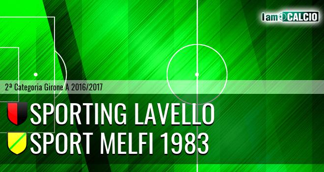 Sporting Lavello - Sport Melfi 1983