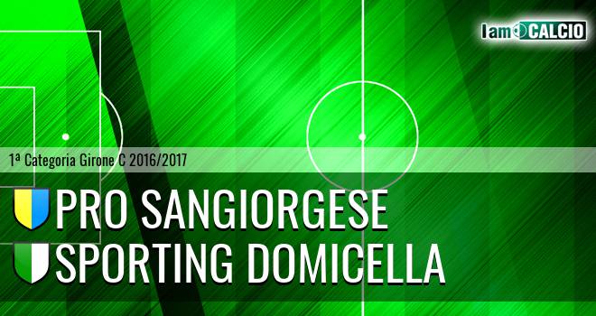 Pro Sangiorgese - Sporting Domicella