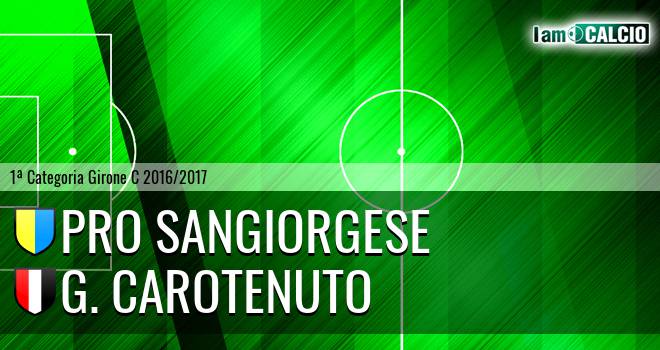 Pro Sangiorgese - G. Carotenuto