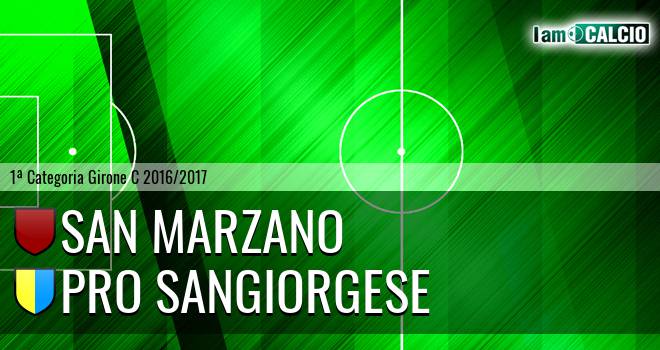 San Marzano - Pro Sangiorgese