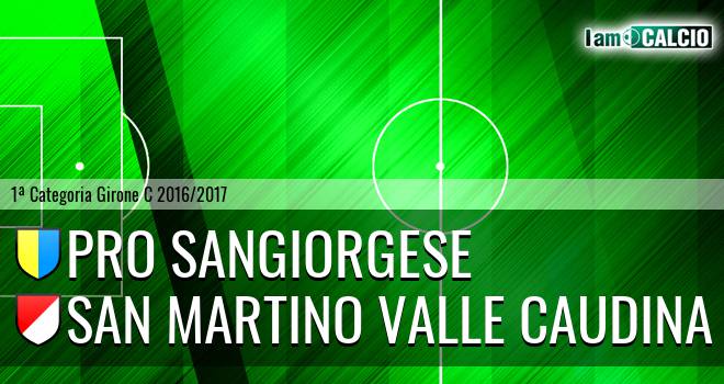 Pro Sangiorgese - Real San Martino Valle Caudina