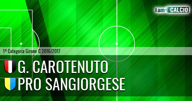 G. Carotenuto - Pro Sangiorgese