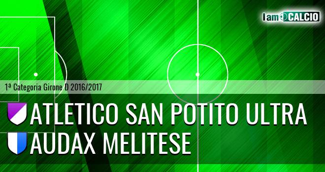 Atletico San Potito Ultra - Audax Melitese