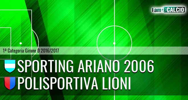 Sporting Ariano 2006 - Polisportiva Lioni