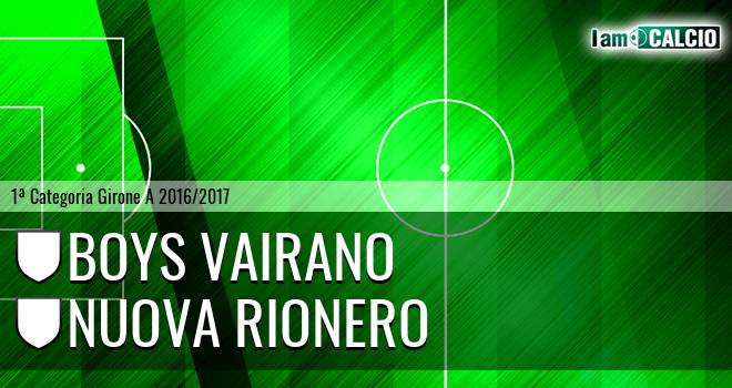 Boys Vairano - Real Rionero