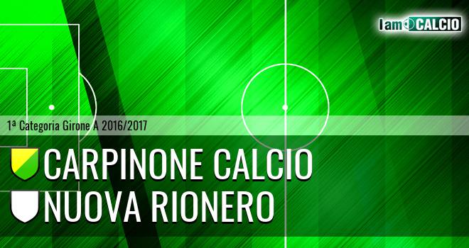 Carpinone Calcio - Real Rionero