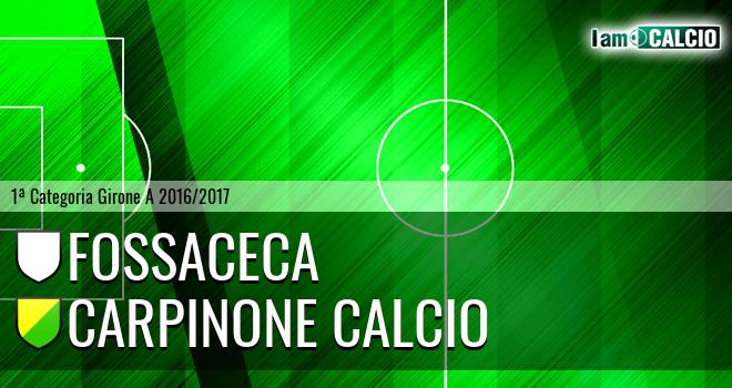 Fossaceca - Carpinone Calcio