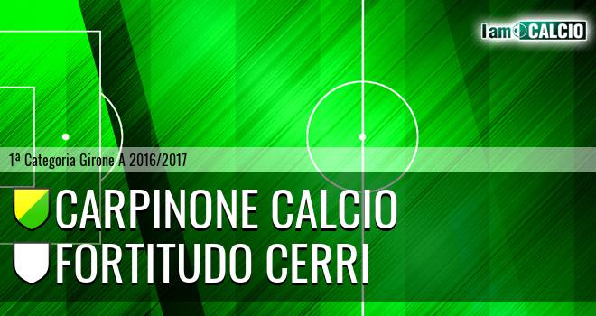 Carpinone Calcio - Fortitudo Cerri