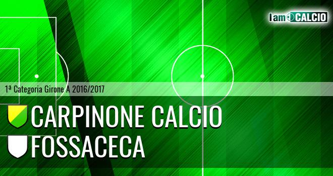 Carpinone Calcio - Fossaceca