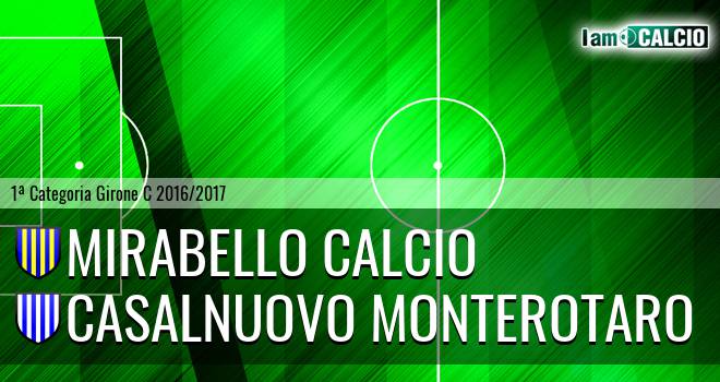 Mirabello Calcio - Casalnuovo Monterotaro