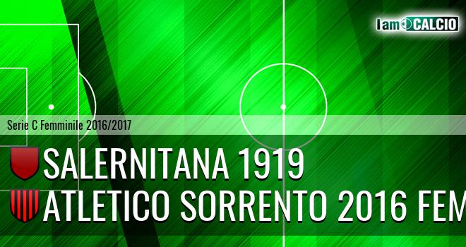 Salernitana 1919 W - Atletico Sorrento 2016 Fem.