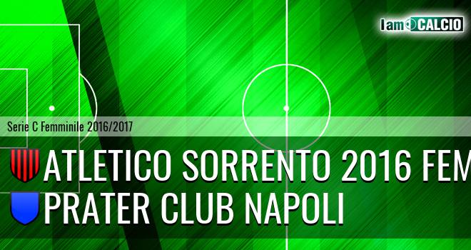 Atletico Sorrento 2016 Fem. - Prater Club Napoli