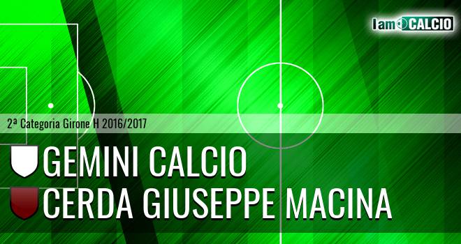 Gemini Calcio - Cerda Giuseppe Macina