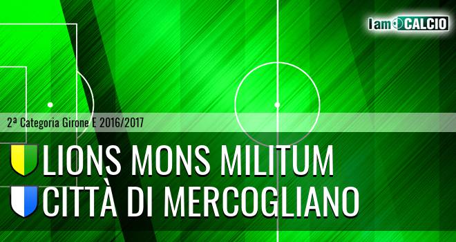 Lions Mons Militum - Mercogliano 1999