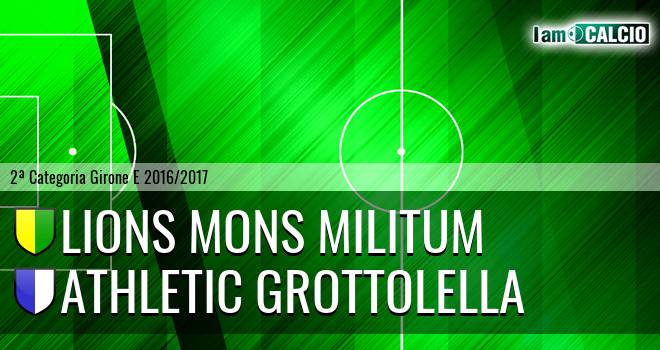 Lions Mons Militum - Athletic Grottolella