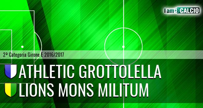 Athletic Grottolella - Lions Mons Militum