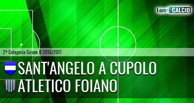 Sant'Angelo a Cupolo - Atletico Foiano