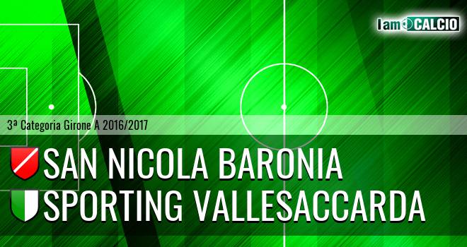 San Nicola Baronia - Sporting Vallesaccarda