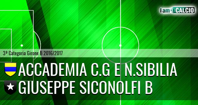 Accademia C.G e N.Sibilia - Giuseppe Siconolfi B