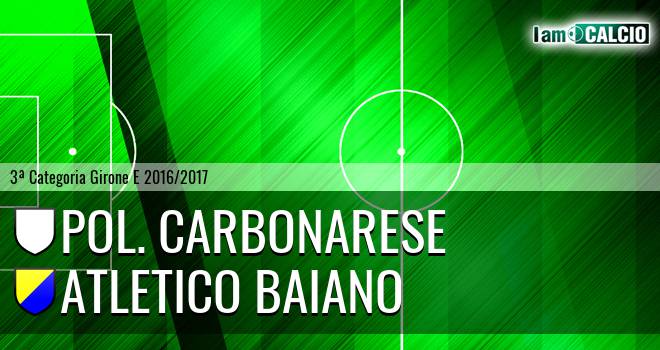 Pol. Carbonarese - Atletico Baiano