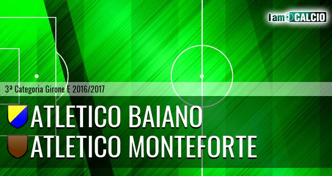 Atletico Baiano - Virtus Monteforte Irpino