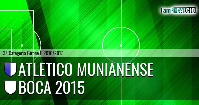 Atletico Munianense - Boca 2015