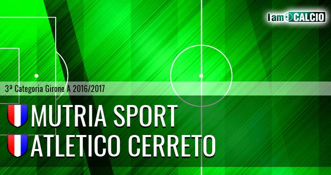 Mutria Sport - Union Cerreto Sannita