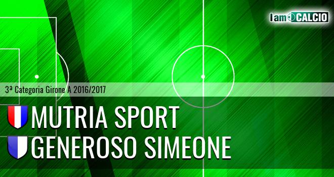 Mutria Sport - Generoso Simeone